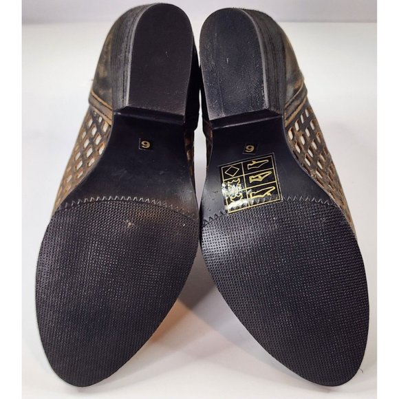 Musse & Cloud Atlantis Boots Womens Size 6 Brown Leather Embroidery Western - Picture 11 of 11